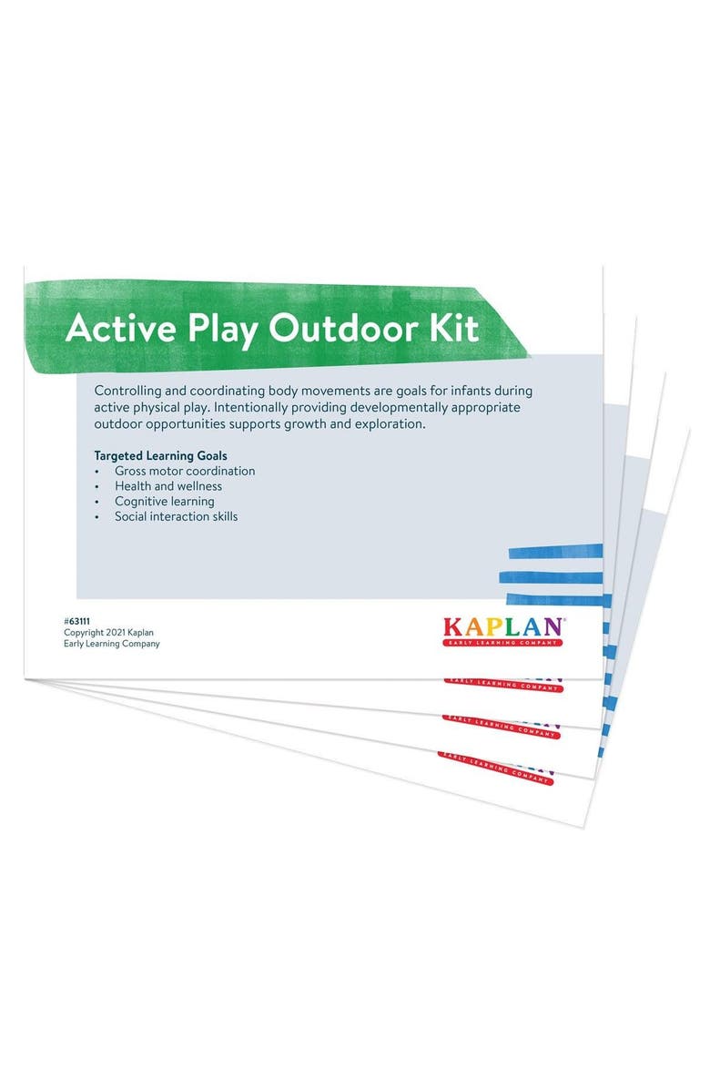 Kaplan Early Learning Company Infants Active Play Outdoor Kit, Alternate, color, Multicolor