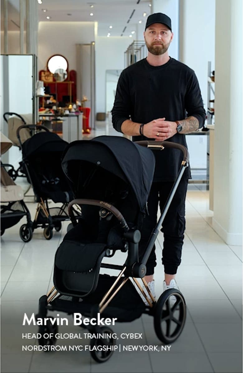 Priam 4 Rose Gold & Black Compact Stroller, sales video thumbnail