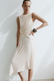 H&M Asymmetric Twist-detail Dress