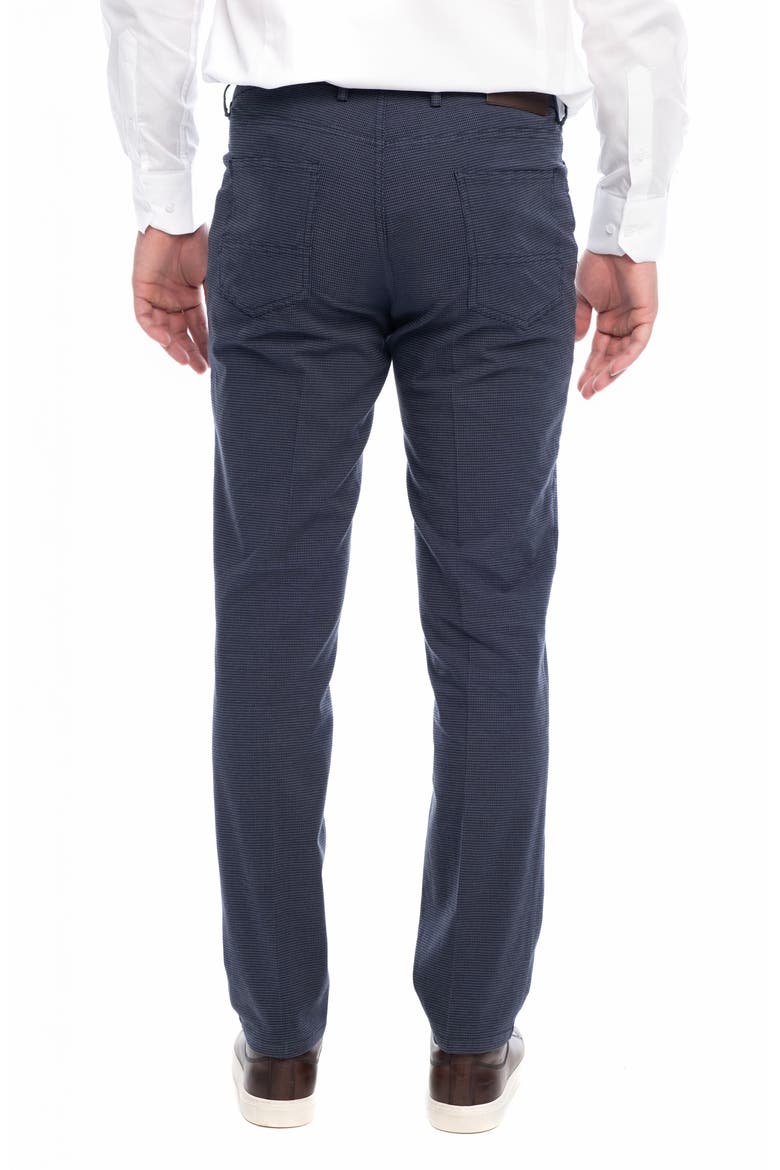Stretch Cotton Casual Fashion Pants, Alternate, color, NAVY BLUE