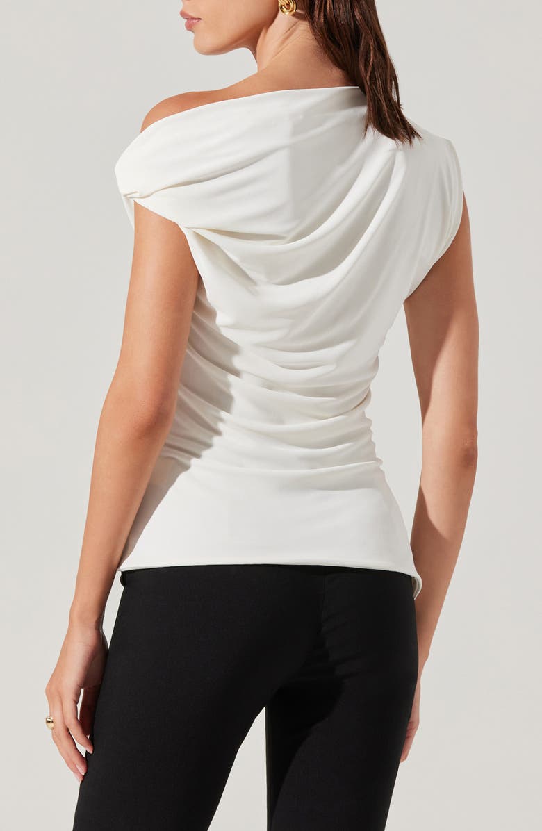 ASTR the Label Aphra One-Shoulder Top, Alternate, color, White