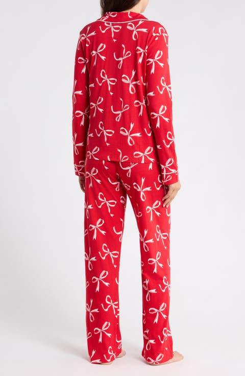 Notch Collar Pajamas