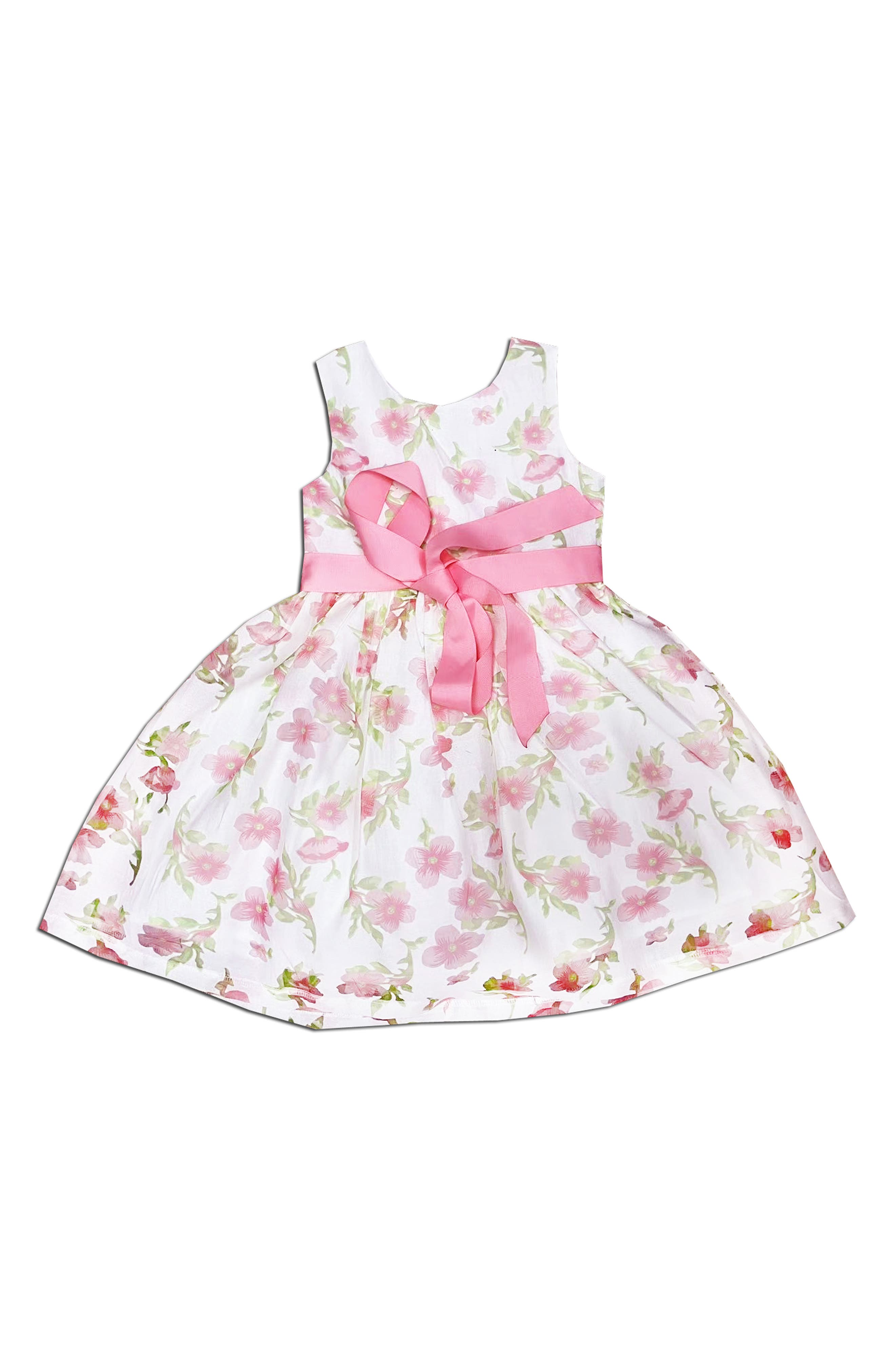 Kids' Floral Sleeveless Dress
