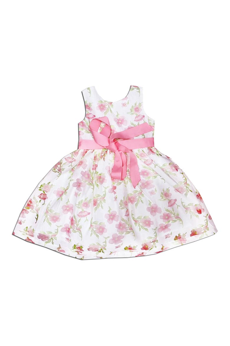 Kids' Floral Sleeveless Dress, Main, color, PINK