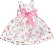 JOE-ELLA Kids' Floral Sleeveless Dress
