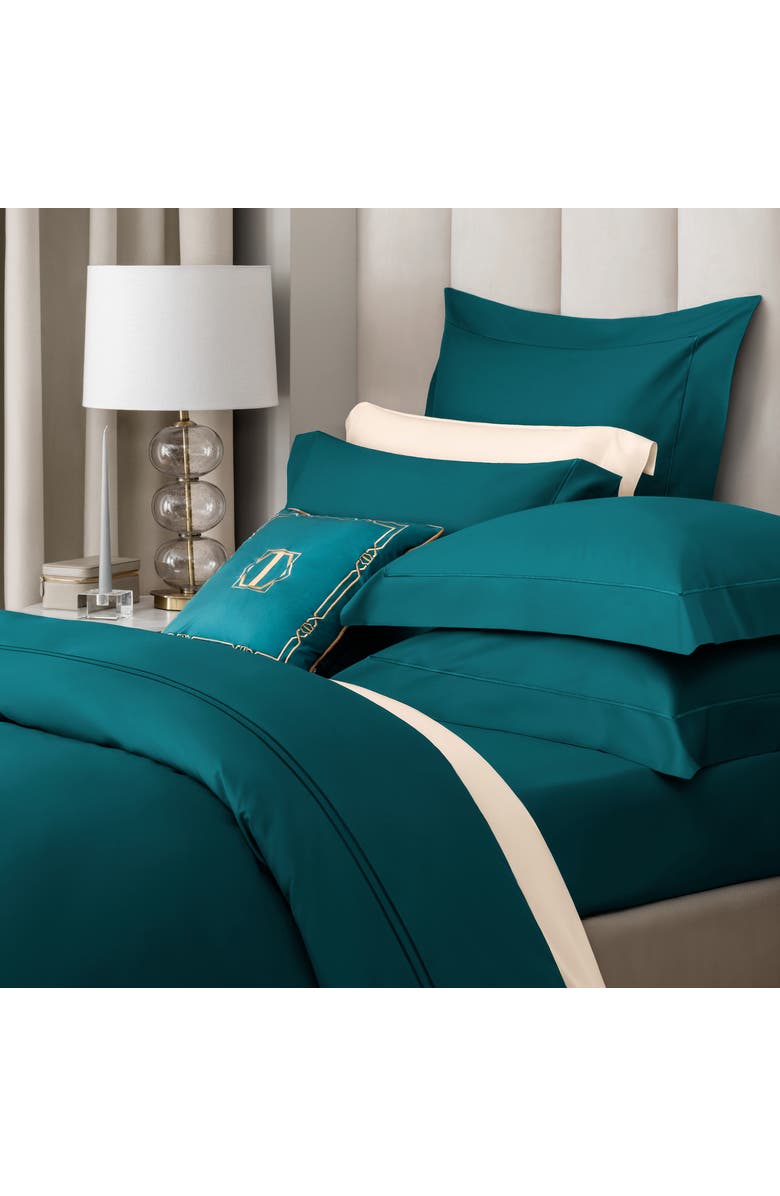 Togas Rhapsody pillowcase set, Alternate, color, Blue-Green