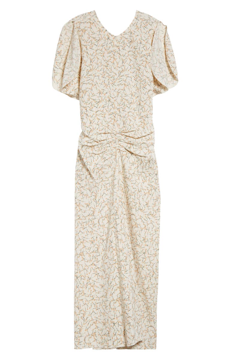 Victoria Beckham Gathered Waist Midi Dress, Alternate, color,
