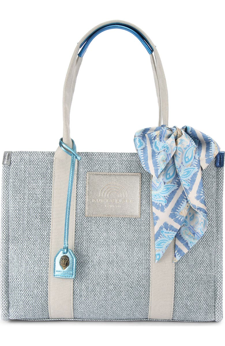 Kurt Geiger London Large Southbank Woven Tote, Main, color,