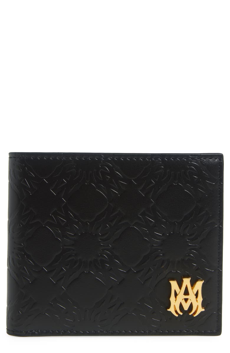 AMIRI MA Quad Leather Bifold Wallet, Main, color, Black