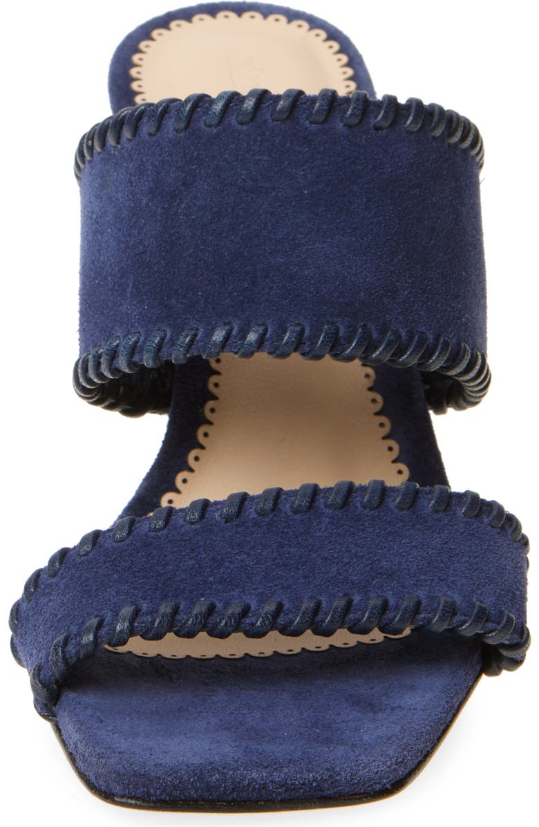 Cinq à Sept Sutton Whipstitch Sandal, Alternate, color, Navy