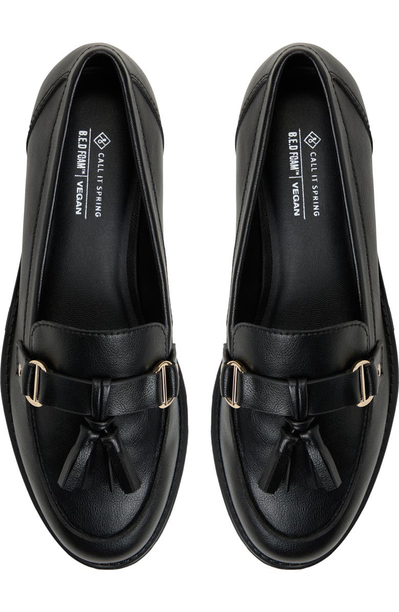 Call It Spring By Aldo Attina Tassel Loafer, Alternate, color, Black
