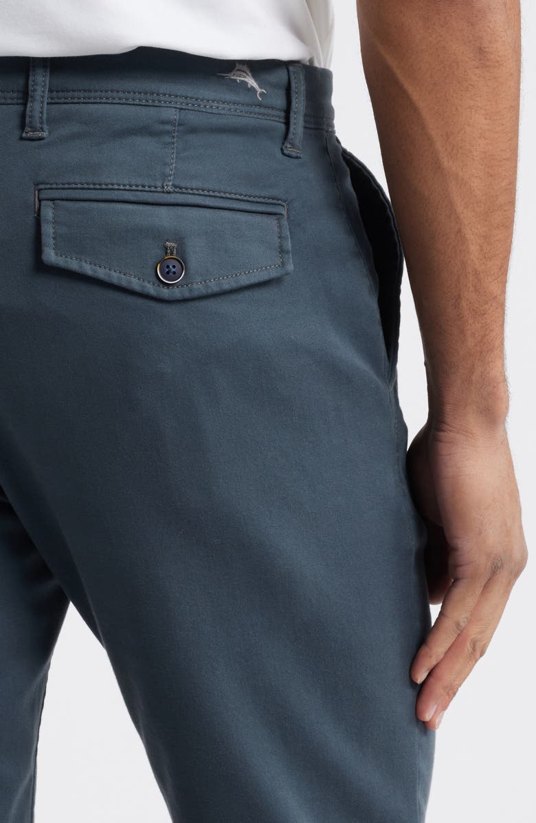Tommy Bahama Harbor Point Flat Front Pants, Alternate, color, Turbulence