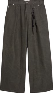 SONG FOR THE MUTE Superbaggy Cotton Moleskin Wide Leg Pants