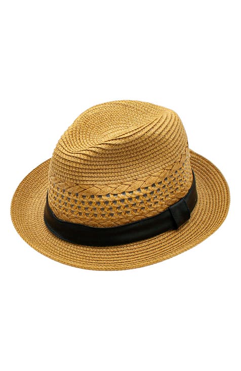 Robert Graham Venice Straw store Fedora - Whit