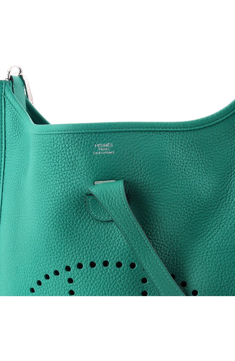 Pre-Owned Hermes Evelyne Bag Gen III Clemence PM, Alternate, color, Vert Verone