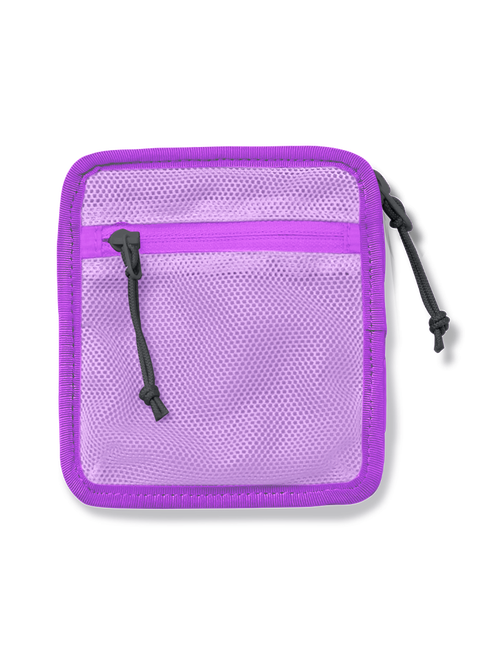 Baboon To The Moon Zip Wallet In Purple