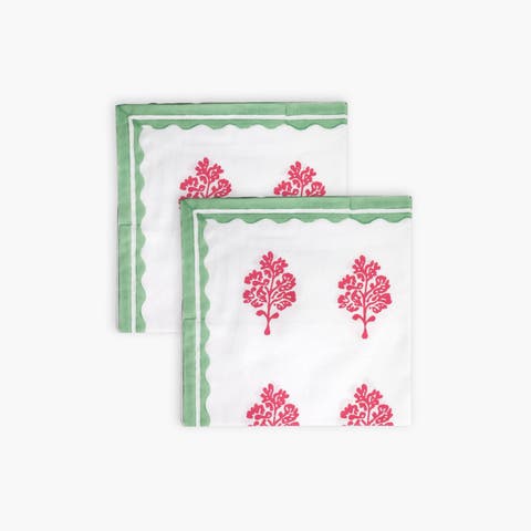 Sara - Pure Cotton Table Napkin Set of 2