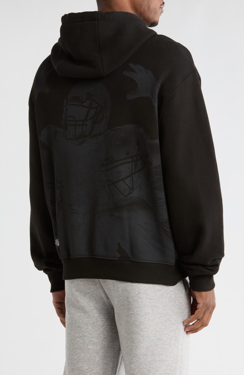 BOSS NFL Miami Dolphins Patch Hoodie, Alternate, color, 