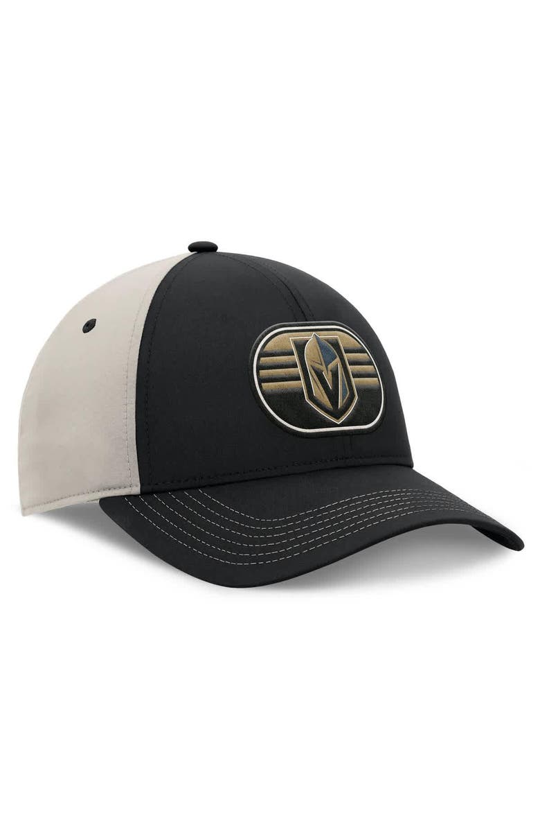 FANATICS Men's Fanatics Black/Gray Vegas Golden Knights 2025 Stanley Cup Playoffs Locker Room Trucker Adjustable Hat, Alternate, color, Black