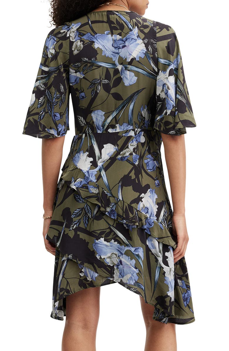 Meagan Floral Print Wrap Dress