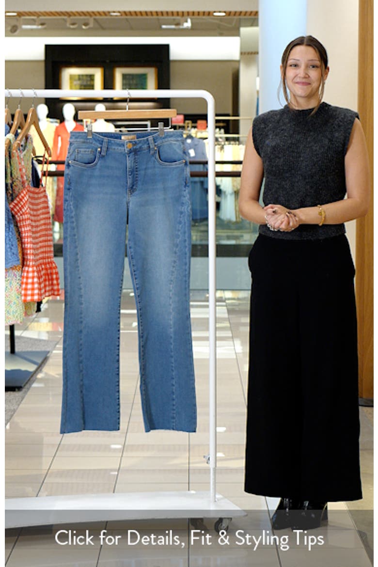 Kelly Raw Hem High Waist Kick Flare Jeans video