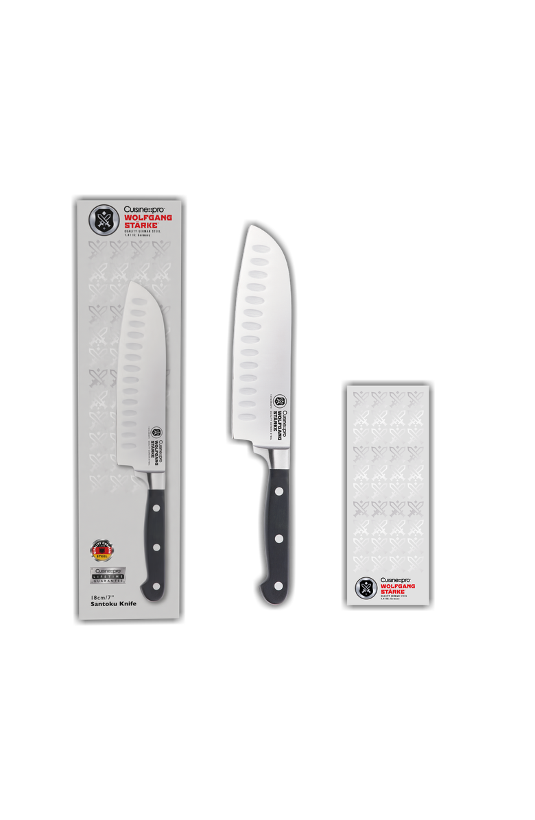 Cuisine::pro<sup>®</sup> WOLFGANG STARKE 7" Santoku, Alternate, color, Black