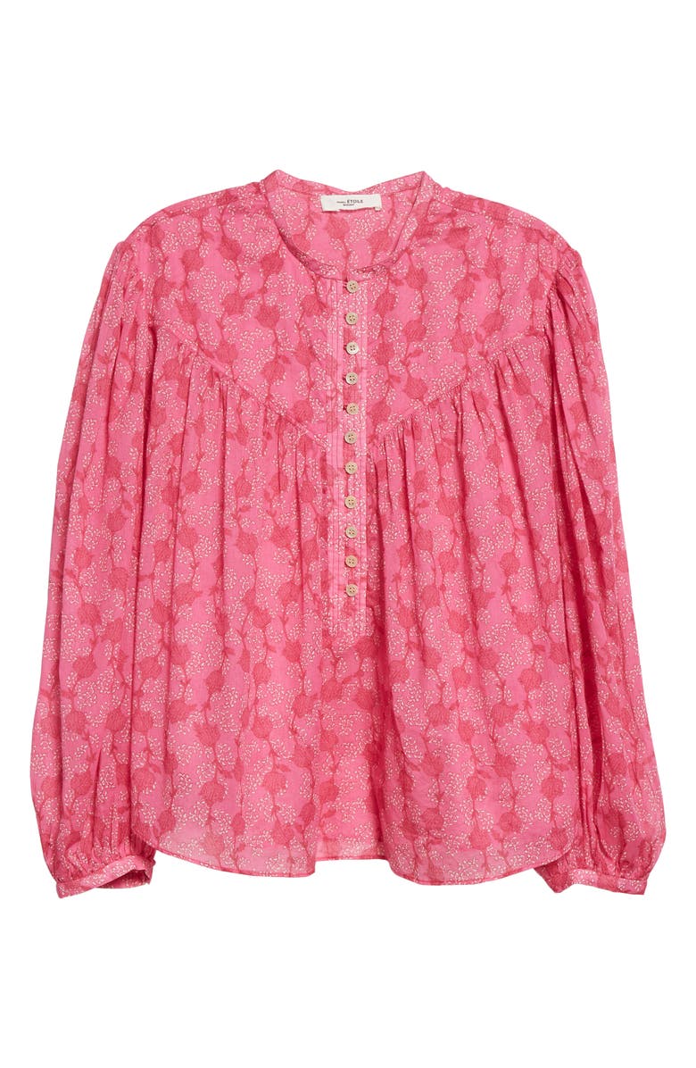 Isabel Marant Étoile Salika Floral Long Sleeve Blouse, Alternate, color,