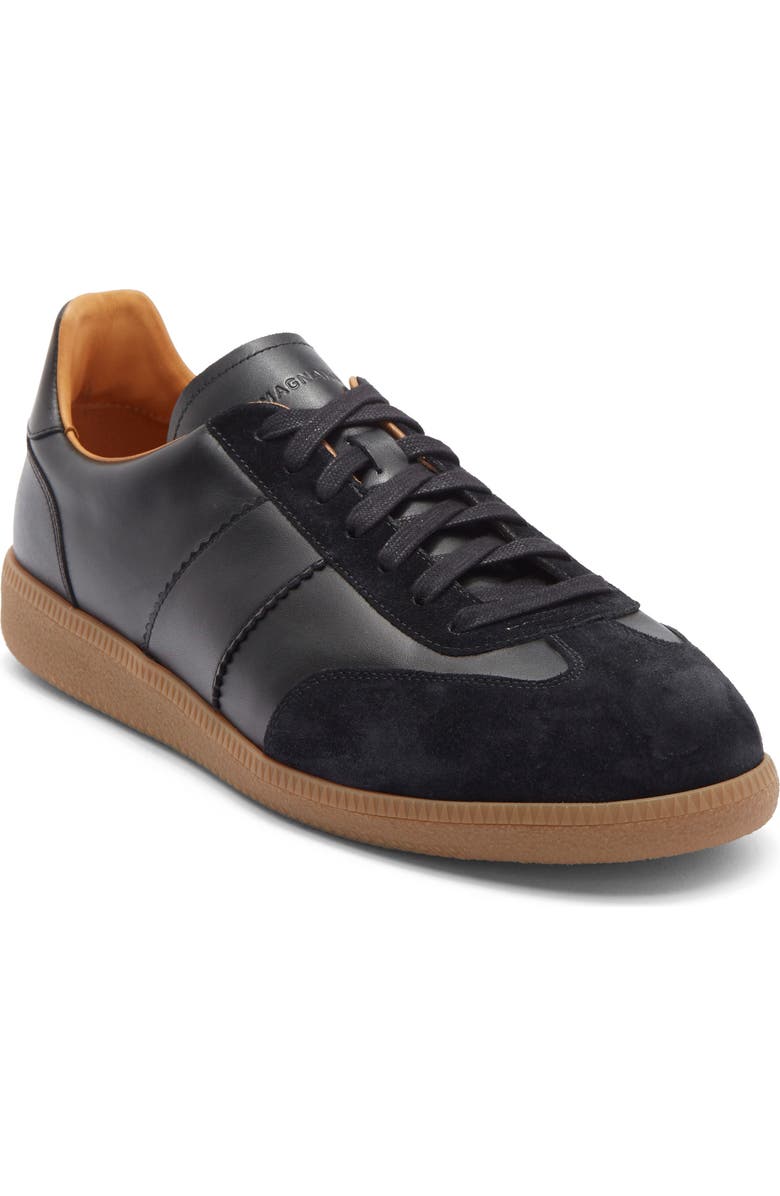 Magnanni Meta Low Top Sneaker, Main, color, Black
