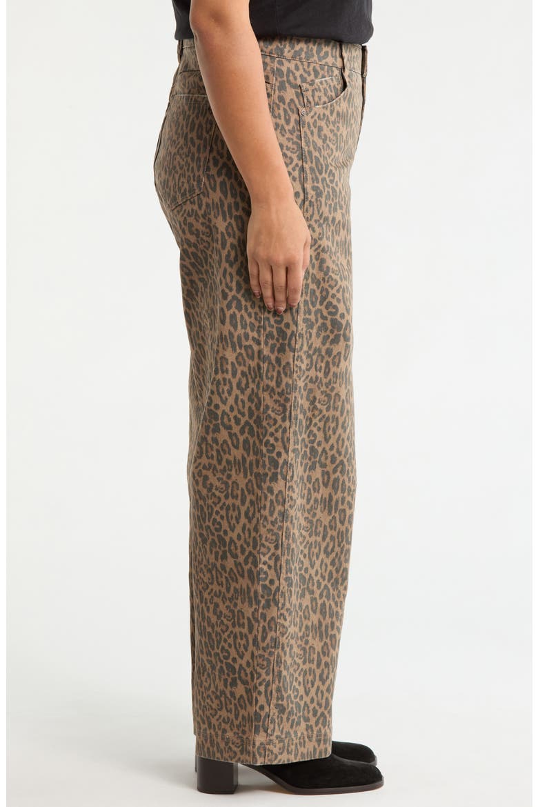 Gracie Skyrise Double Side Seam High Waist Wide Leg Jeans, Alternate, color, MOCHA BLACK MULTI