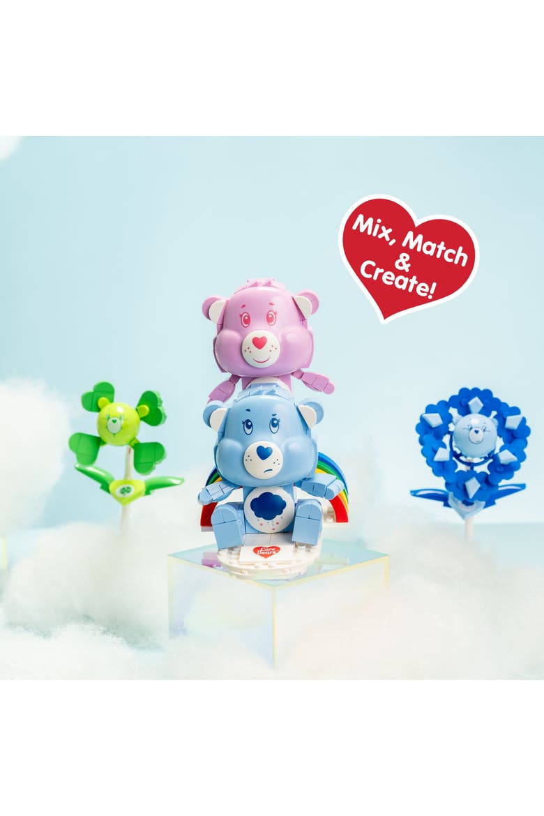Care Bears Cheer Bear & Grumpy Bear Building Set, Alternate, color, Pink