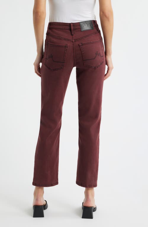 City Blues Dover Straight Leg Jeans In Brown