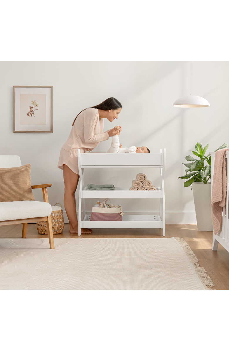 Comfy Cubs Baby Changing Table, Alternate, color, White