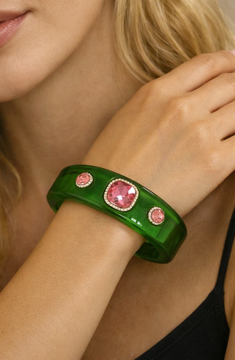 EYE CANDY LOS ANGELES Gisella Cuff, Alternate, color, Green