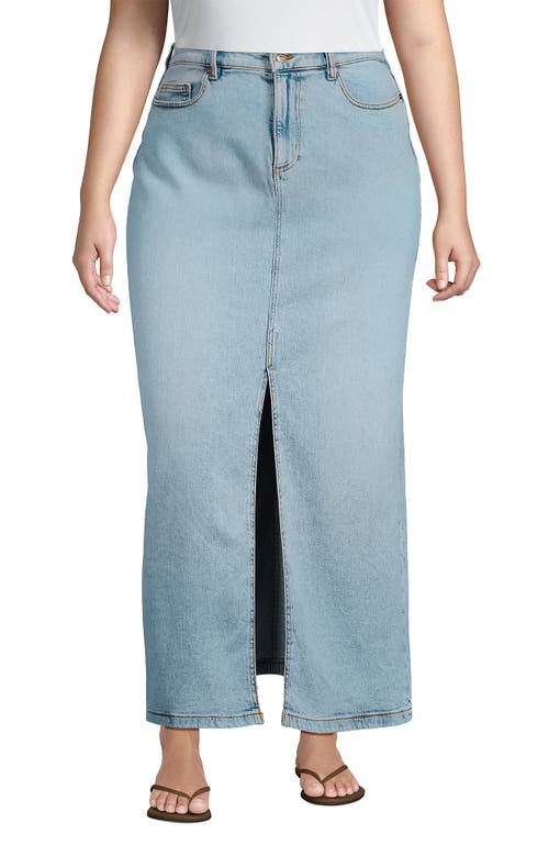 LANDS' END LANDS' END SOFT DENIM MAXI SKIRT