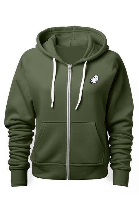 Ghost Zip Hoodie