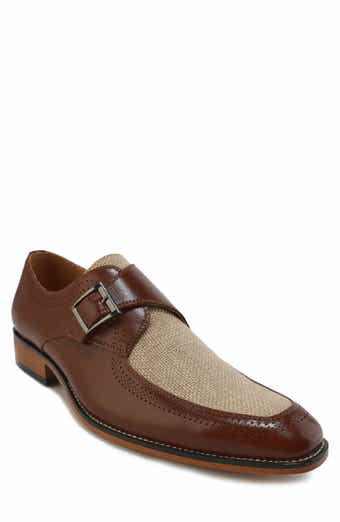 Gino Vitale Moc Toe Monk Strap Loafer