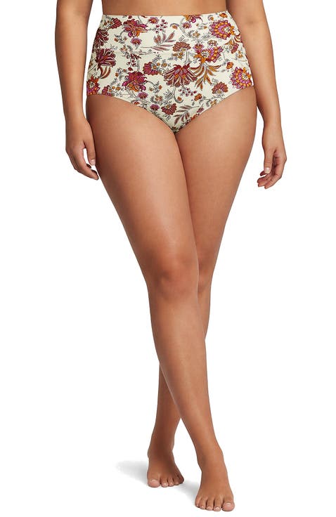 Chlorine Resistant Pinchless High Waisted Bikini Bottoms