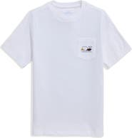 vineyard vines Kids' Bald Eagle Whale Pocket Graphic T-Shirt