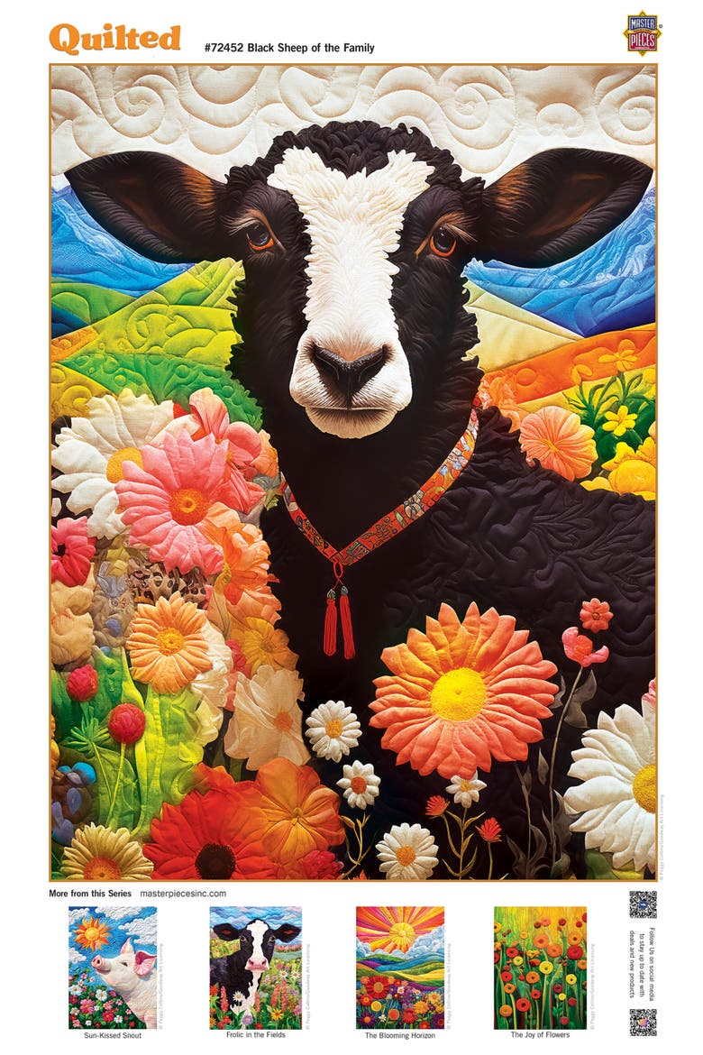 Black Sheep of the Family 1000pc Puzzle, Alternate, color, Multicolor