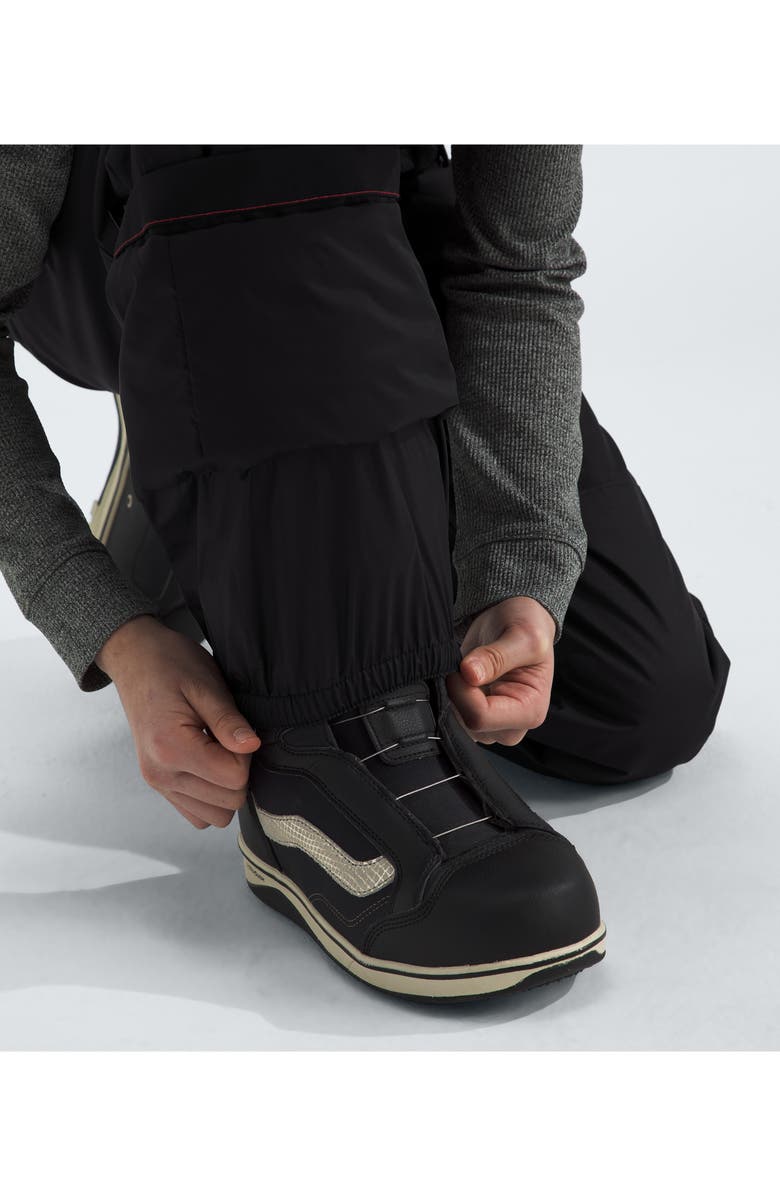 The North Face Kids' Freedom Insulated Waterproof Snow Bibs, Alternate, color, Tnf Black