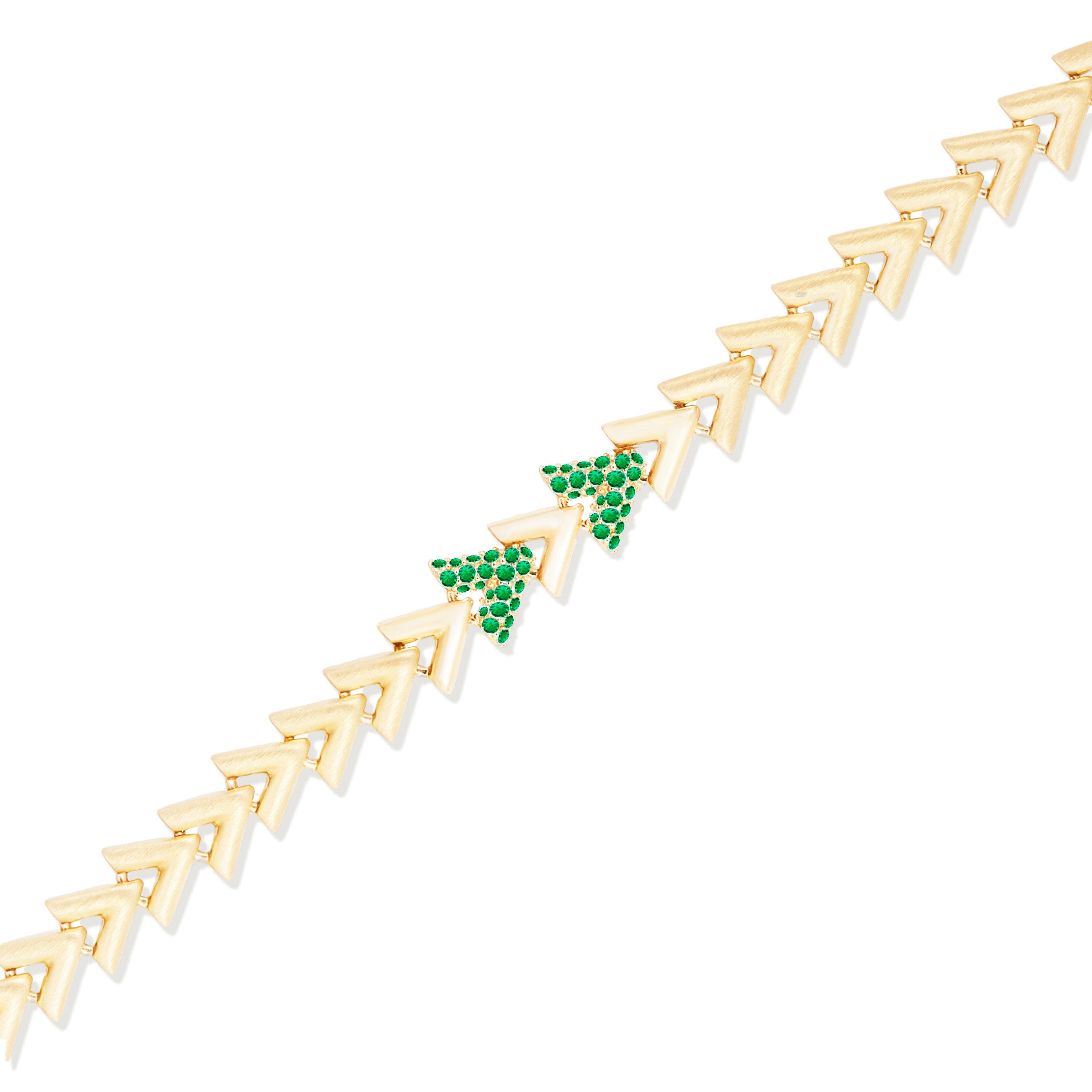 Campbell + Charlotte Spark Chevron Link Bracelet (Women) | Nordstrom