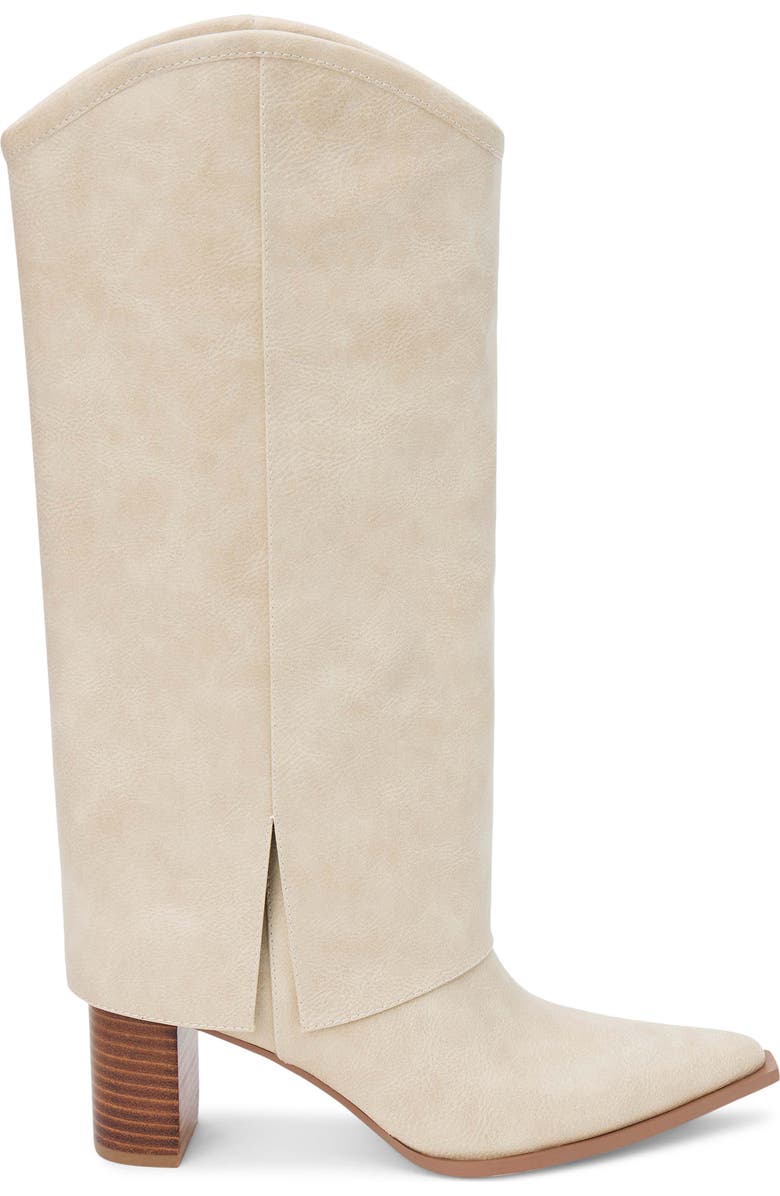 Coconuts by Matisse Walker Foldover Shaft Knee High Boot, Alternate, color, Natural