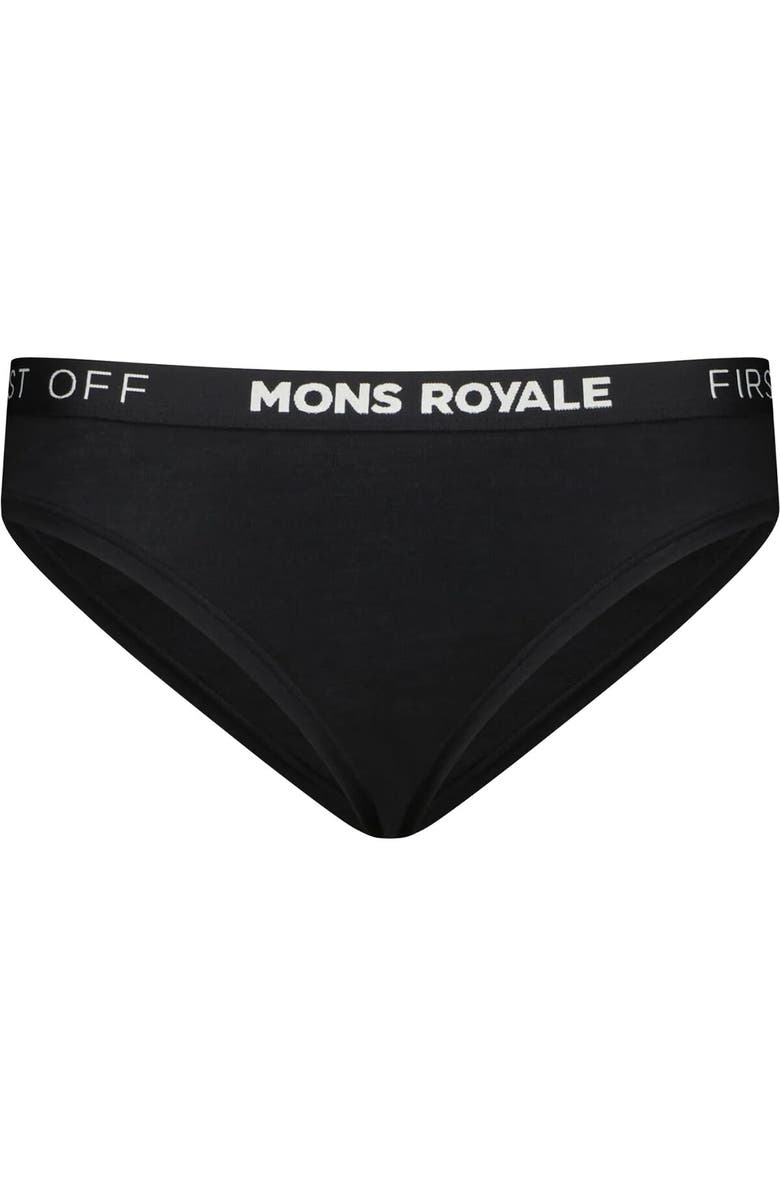 Mons Royale Folo Merino Brief - Women's, Alternate, color, Black