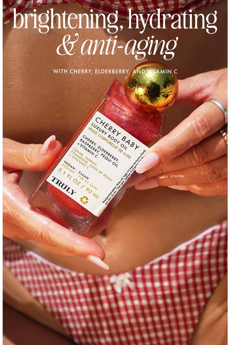 Cherry Baby Body Oil, Alternate, color, NO COLOR