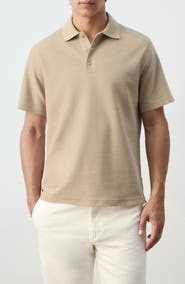 MANGO Textured Polo