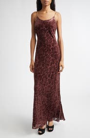 Veronica Beard Jolynn Velvet Floral Gown