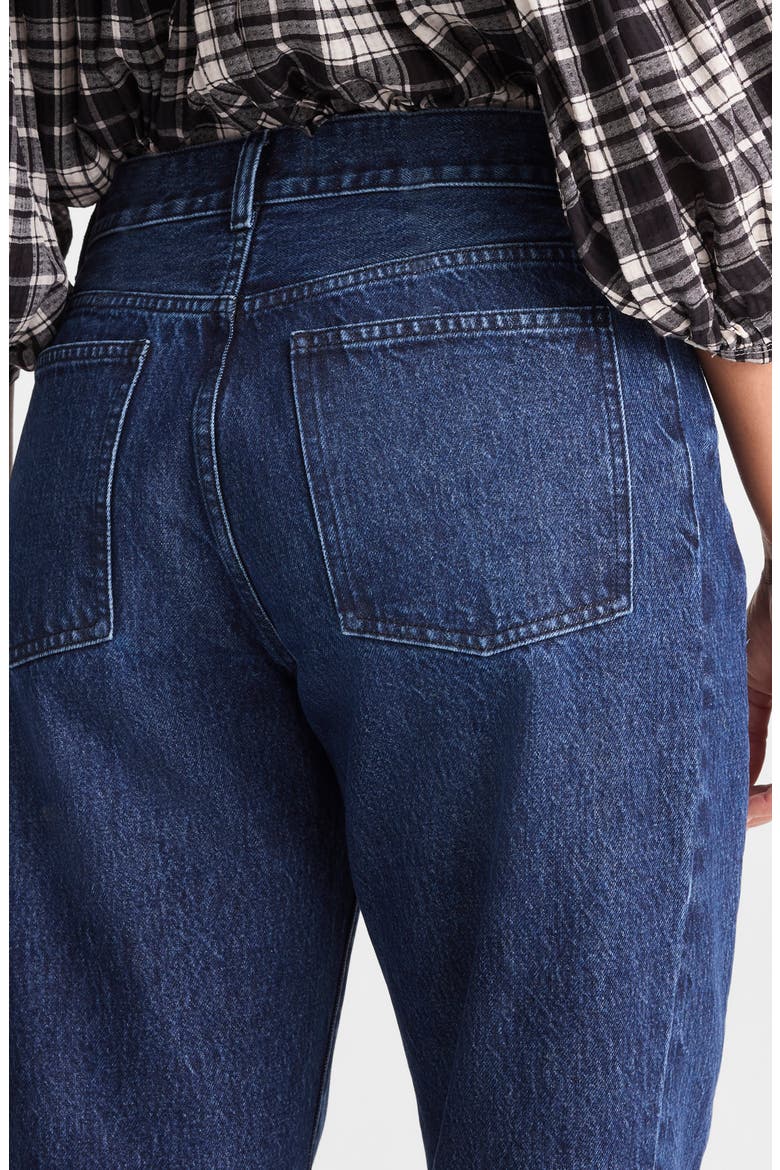 Curvy Pieced Barrel Jeans, Alternate, color, MCKINNEY WASH