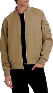 KARL LAGERFELD PARIS Utility Pocket Bomber Jacket