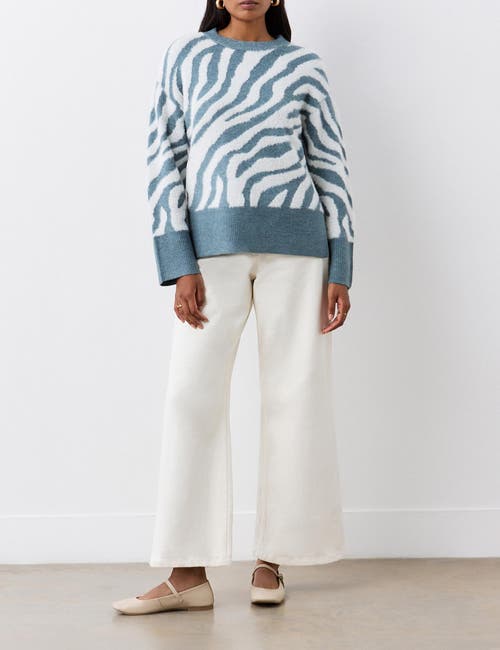 Finery London Tully Animal Print Knitted Jumper