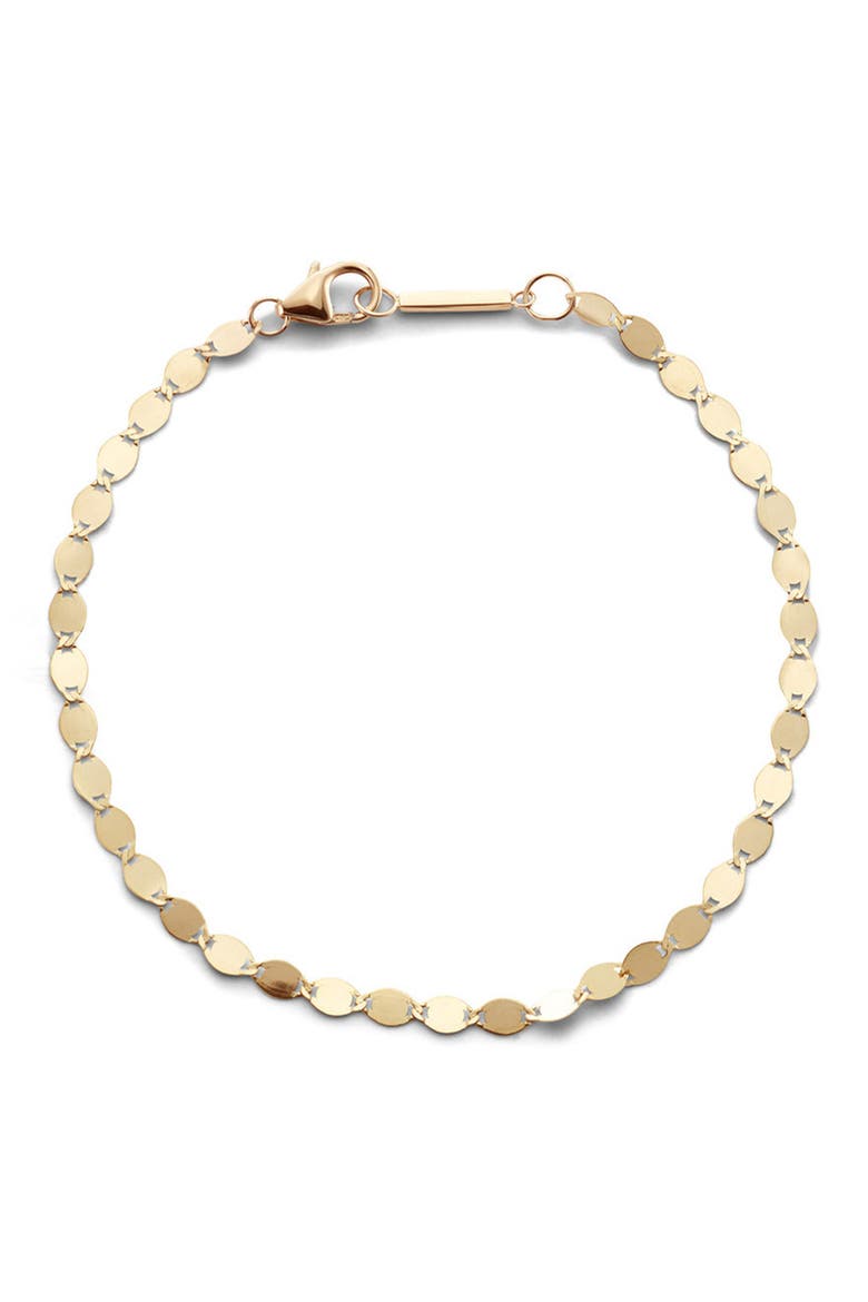 Nude Chain Anklet, Main, color, YELLOW